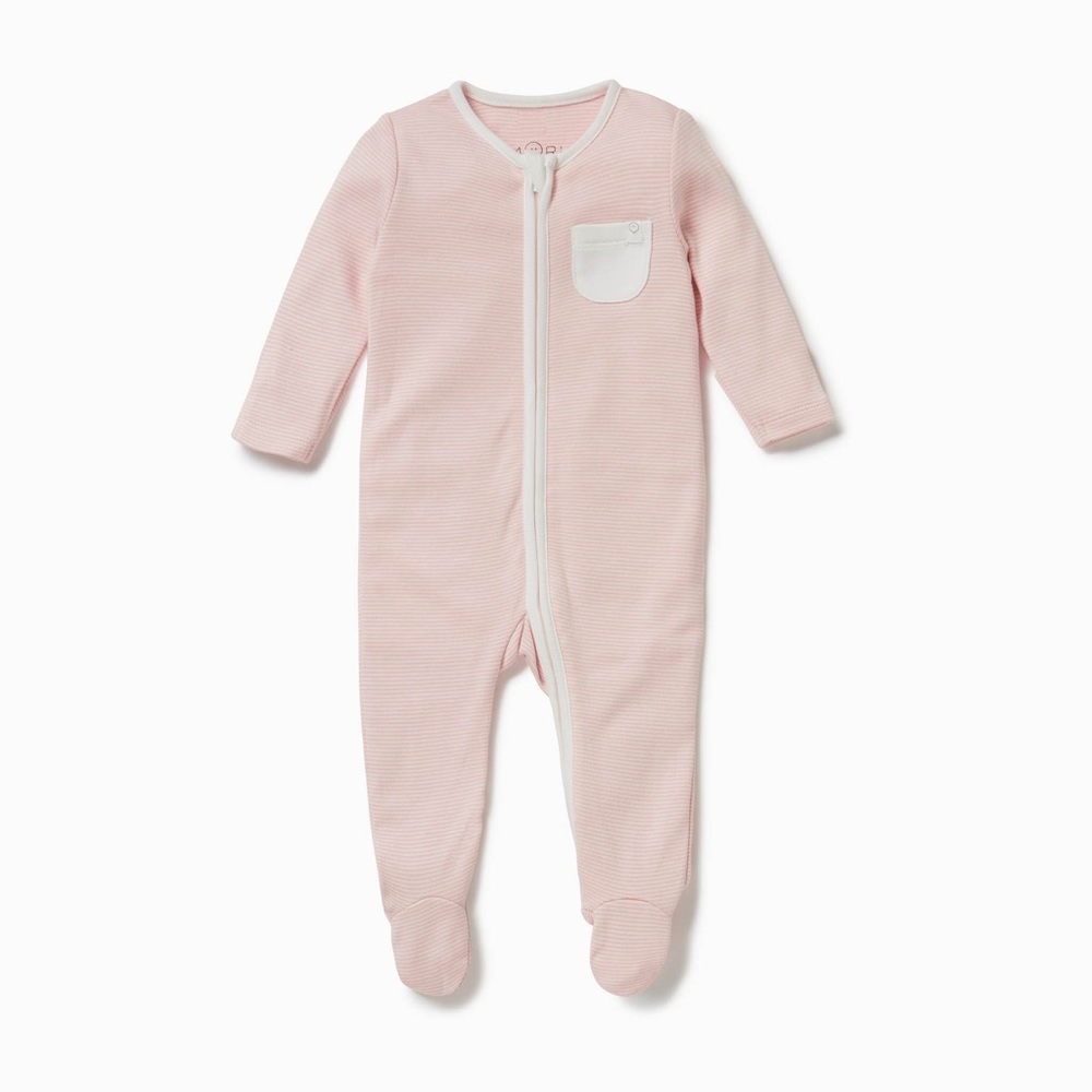 Mori Zip-Up Sleepsuit